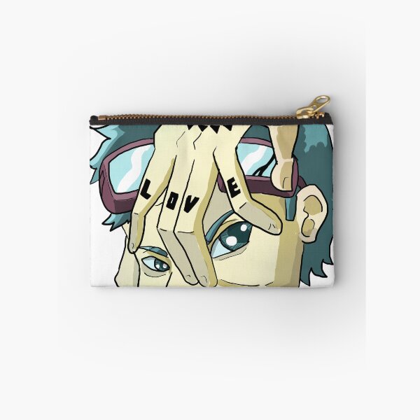 Item preview, Anime-Style Character with Hand Gesture and "LOVE" Tattoo designed and sold by MaykoHGP.
