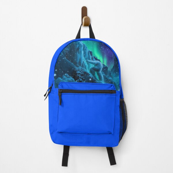 Item preview, Epic Yeti Climbing Himalayan Cliff with Aurora – Fantasy Ice Dragon Elements & Glowing Snow in High Detail designed and sold by Emmachenn / WineDronk Shop.