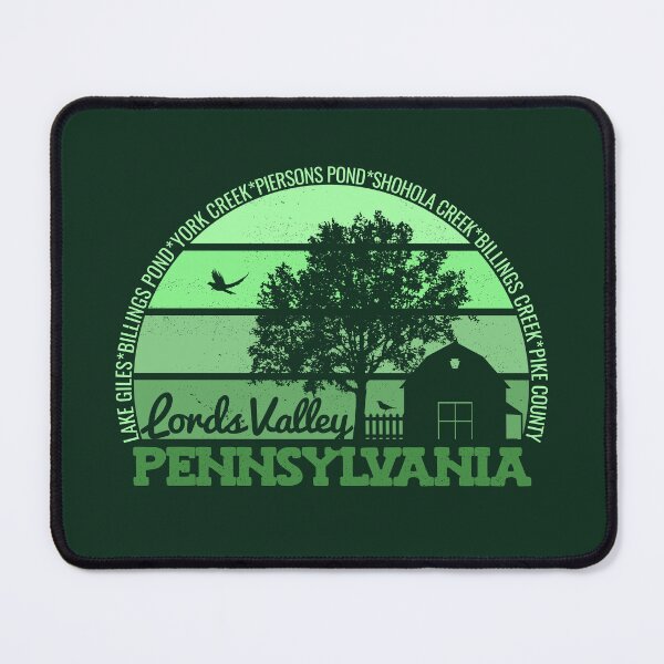 Item preview, Lords Valley Pennsylvania Sunset Retro Vintage Local Pride Logo designed and sold by CRHPOD20.