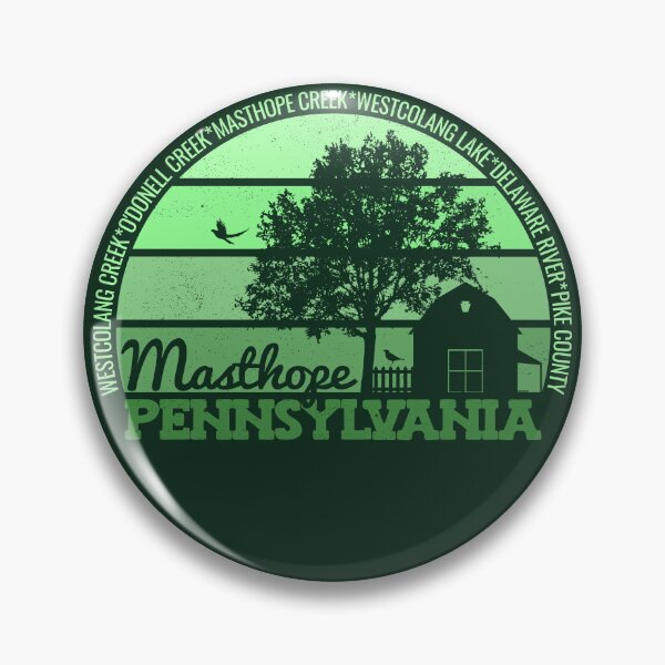 Item preview, Masthope Pennsylvania Sunset Retro Vintage Local Pride Logo designed and sold by CRHPOD20.