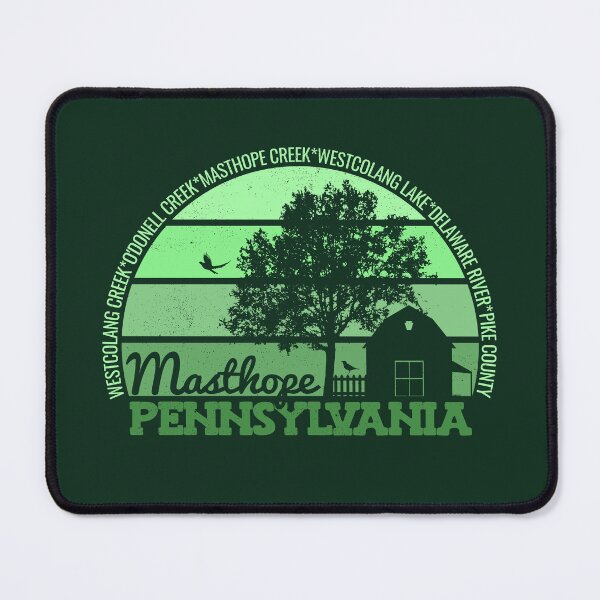 Item preview, Masthope Pennsylvania Sunset Retro Vintage Local Pride Logo designed and sold by CRHPOD20.