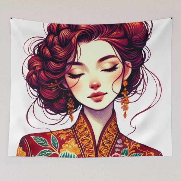 Item preview, Crimson Elegy designed and sold by Dream Bloom Gallery.