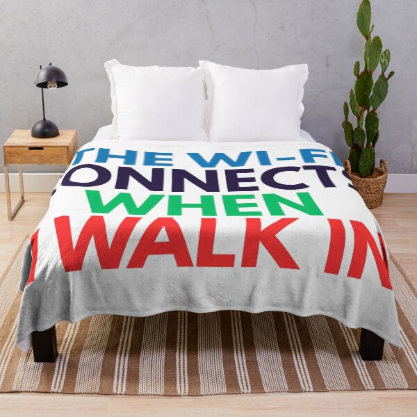 Item preview, The Wi-Fi Connects When I Walk In designed and sold by Jamesteeshop09.