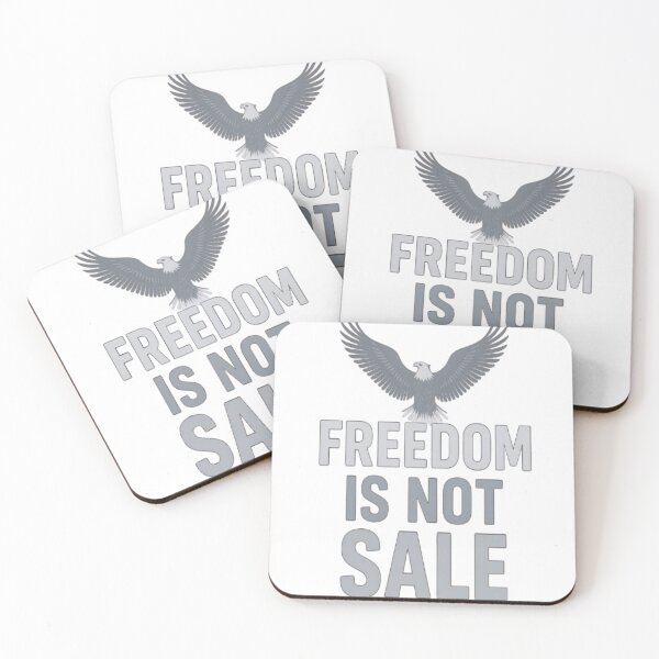 Item preview, Freedom Is Not for Sale – Bold Eagle Patriotic Statement Design designed and sold by Chic  Artistry.