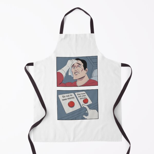 Item preview, Two Buttons – Go Out or Order In designed and sold by DesignedbyRoley.