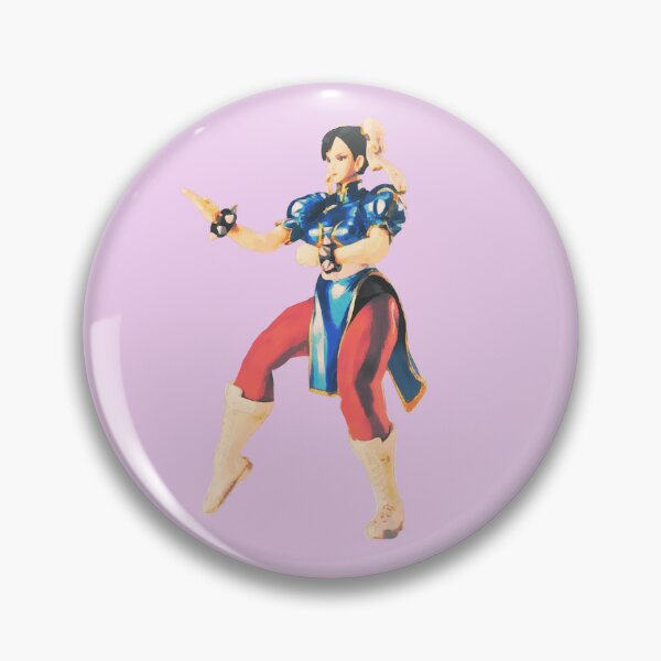 Item preview, Chun Li hand painted  designed and sold by Lowfidesigns.
