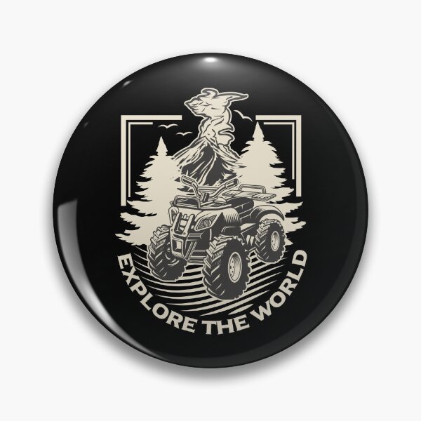Item preview, Explore the World – ATV Off-Road Mountain Adventure Outdoor Riding Design designed and sold by DIRTYSKETCHH.