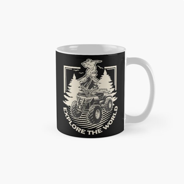 Item preview, Explore the World – ATV Off-Road Mountain Adventure Outdoor Riding Design designed and sold by DIRTYSKETCHH.