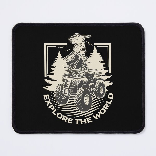 Item preview, Explore the World – ATV Off-Road Mountain Adventure Outdoor Riding Design designed and sold by DIRTYSKETCHH.