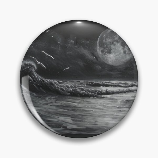 Item preview, Moonlit Midnight Wave designed and sold by ArgentoArt.