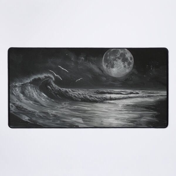 Item preview, Moonlit Midnight Wave designed and sold by ArgentoArt.