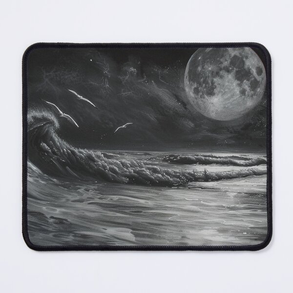 Item preview, Moonlit Midnight Wave designed and sold by ArgentoArt.