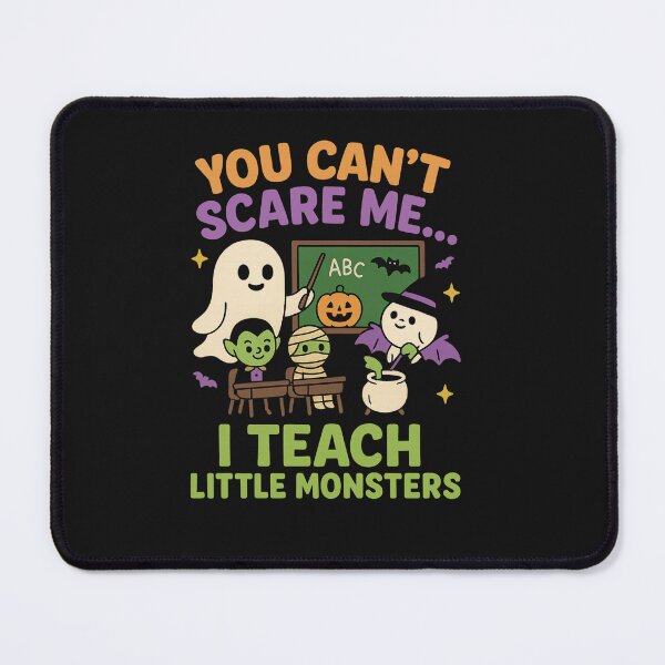 Item preview, You Can’t Scare Me I Teach Little Monsters | Funny Halloween Teacher T-Shirt designed and sold by Zippitydodads.