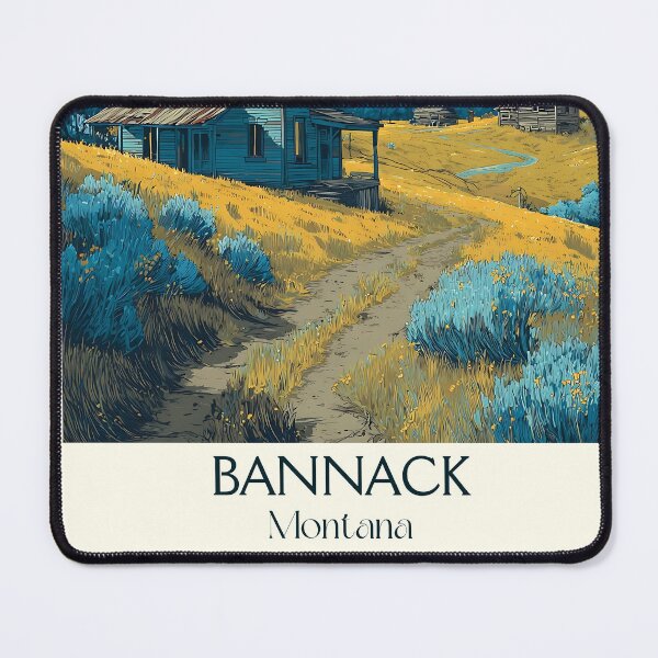 Item preview, Bannack Montana Vintage Poster | Ghost Town Art designed and sold by TuncGK.