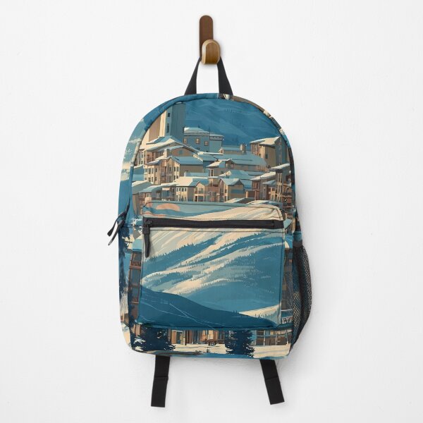 Item preview, Big Sky Montana Vintage Travel Poster | Ski Resort Art designed and sold by TuncGK.