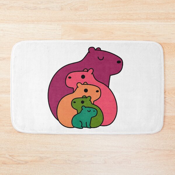 Item preview, Rainbow Capybaras  designed and sold by rmcbuckeye.