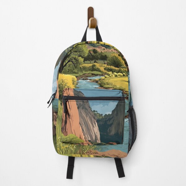 Item preview, Billings Montana Vintage Poster | Rimrocks & River Art designed and sold by TuncGK.