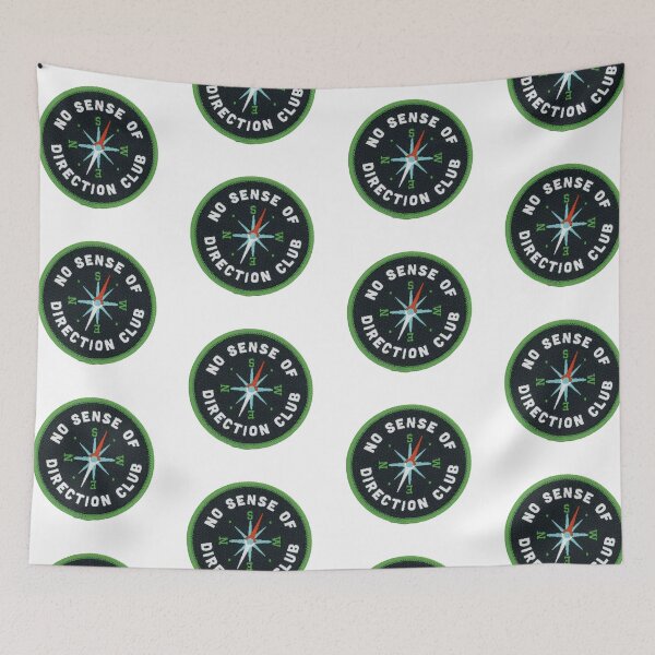 Item preview, no sense of direction club compass designed and sold by indie cottage.