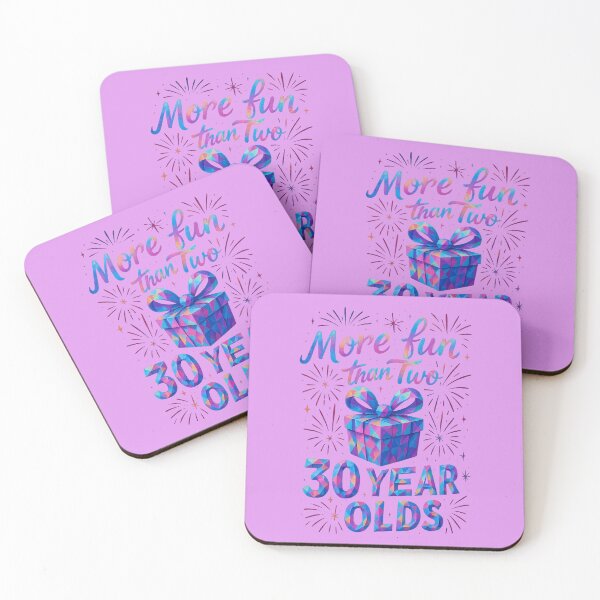 Item preview, Funny Birthday Gift – More Fun Than Two 30 Year Olds designed and sold by LunaSpellStudio.