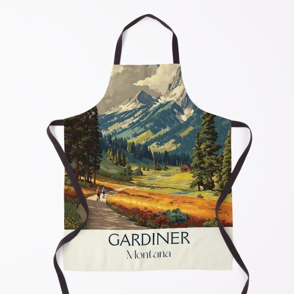 Item preview, Gardiner Montana Vintage Poster | National Park Gateway designed and sold by TuncGK.