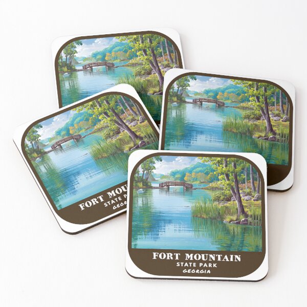 Item preview, Vintage Fort Mountain State Park (Georgia State Park) designed and sold by RabbitK.