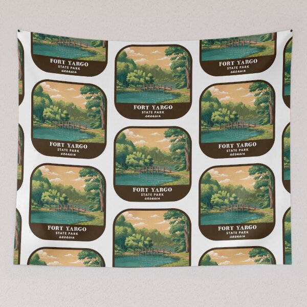 Item preview, Vintage Fort Yargo State Park (Georgia State Park) designed and sold by RabbitK.
