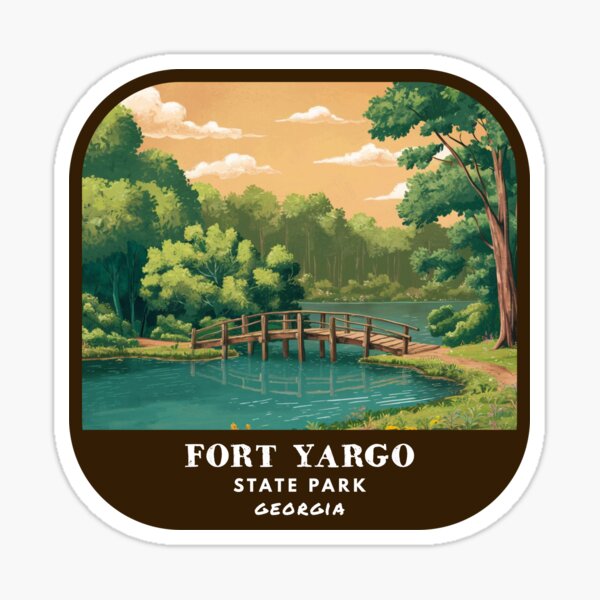 Item preview, Vintage Fort Yargo State Park (Georgia State Park) designed and sold by RabbitK.