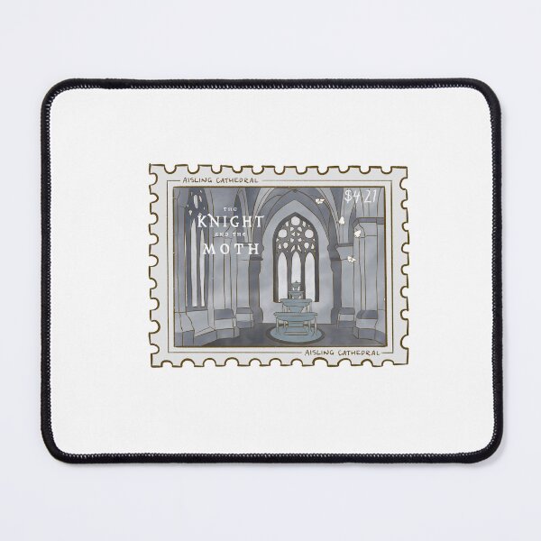 Item preview, The Knight and the Moth Stamp designed and sold by sketchedby rach.