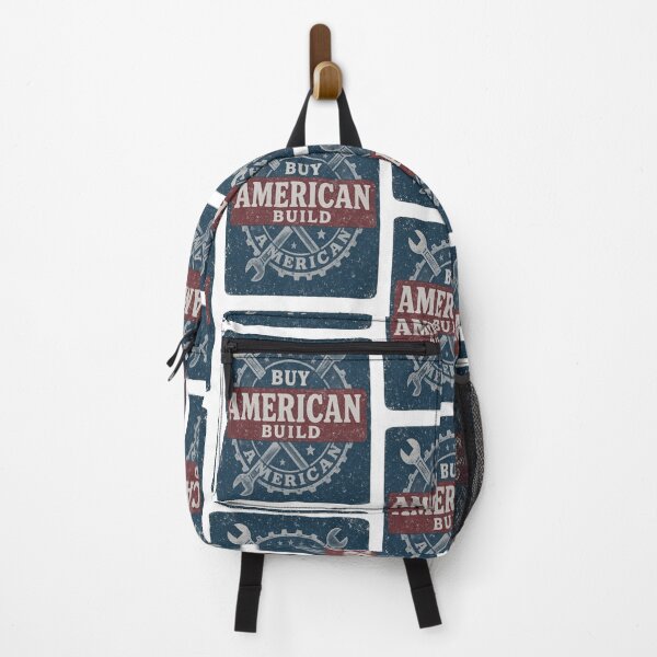 Item preview, Buy American Build American – Vintage Industrial Patriotic Design designed and sold by Chic Artistry.