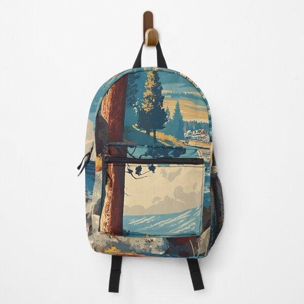 Item preview, West Yellowstone MT Retro Poster | Park Gateway Town designed and sold by TuncGK.