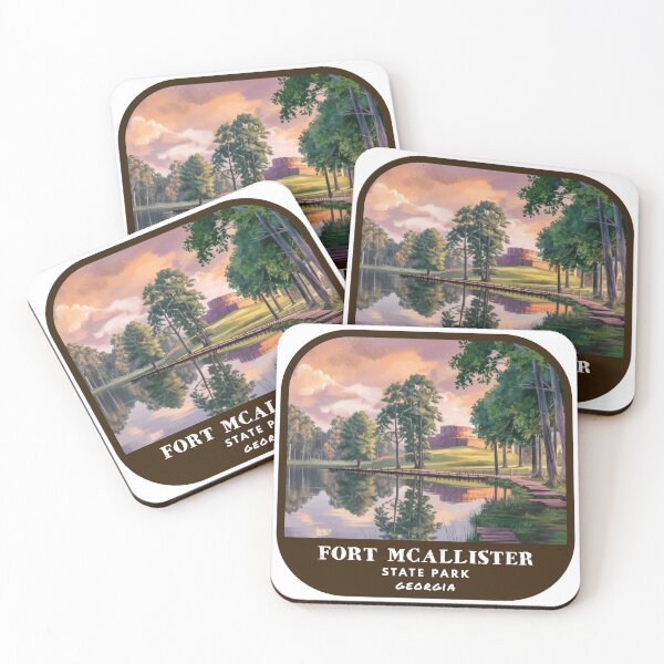 Item preview, Vintage Fort McAllister State Park (Georgia State Park) designed and sold by RabbitK.