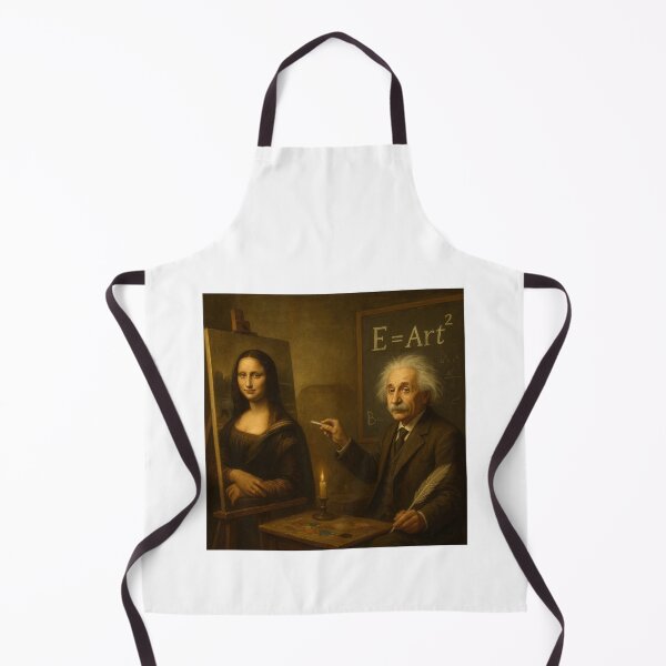 Item preview, Einstein Painting Mona Lisa – E=Art² Vintage Oil Style designed and sold by designer14years.