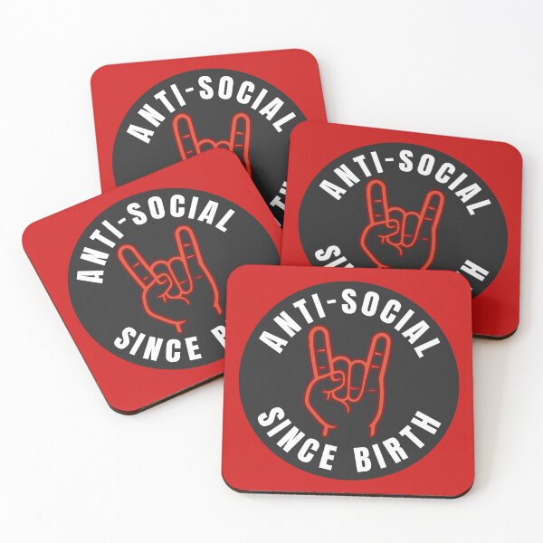 Item preview, Anti-Social Since Birth designed and sold by IKDG.