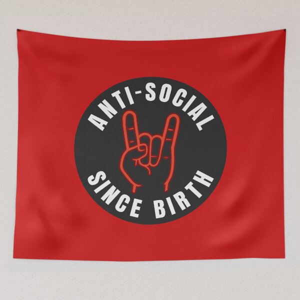 Item preview, Anti-Social Since Birth designed and sold by IKDG.