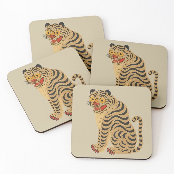 Item preview, Korean Folk Art Style Tiger | Minhwa Style Derpy from KPOP Demon Hunters designed and sold by NanalogDigital.