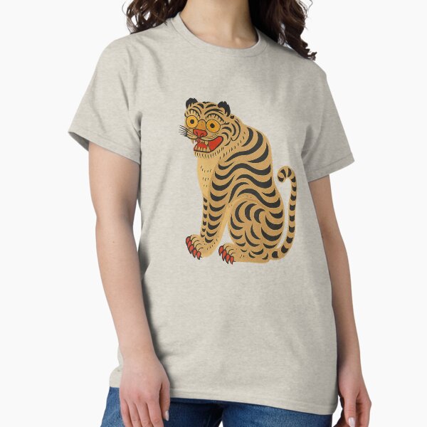 Item preview, Korean Folk Art Style Tiger | Minhwa Style Derpy from KPOP Demon Hunters designed and sold by NanalogDigital.