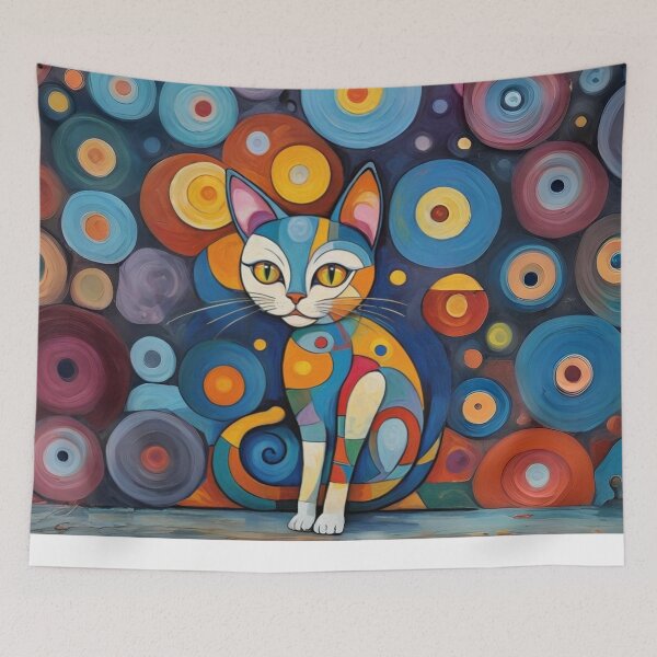 Item preview, Cat in cubism 9 designed and sold by Warih.