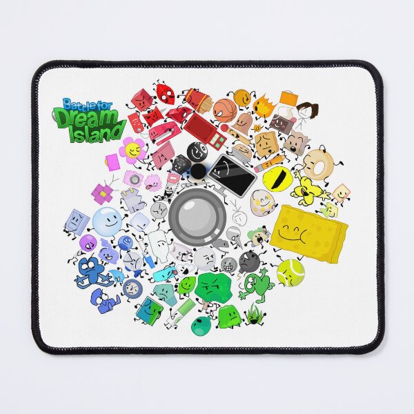 Item preview, Battle for Dream Island Cast Mural designed and sold by PB&J Animations Shop.