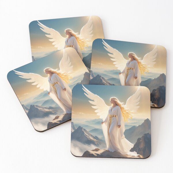 Item preview, Radiance of the Divine – Ethereal Angel Print designed and sold by Heavenly Resonance.
