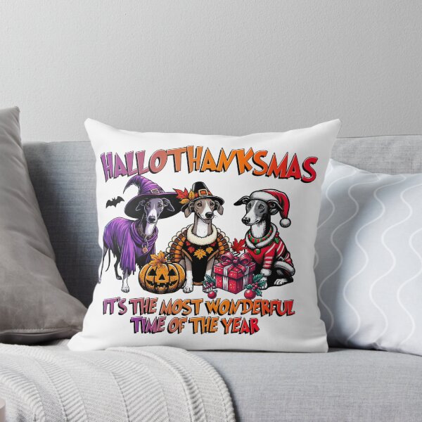 Item preview, Greyhound Halloween Thanksgiving Christmas  designed and sold by doodIllustrate.