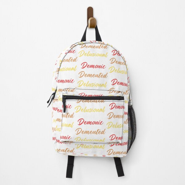 Item preview, Demonic, Demented, Delusional Dark Humor Design Aesthetic Sticker, Pin, Magnet, etc. designed and sold by eggface.sandwich.