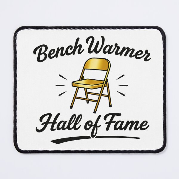 Item preview, Bench Warmer Hall of Fame – Gold Chair Edition designed and sold by JetFaith Designs.