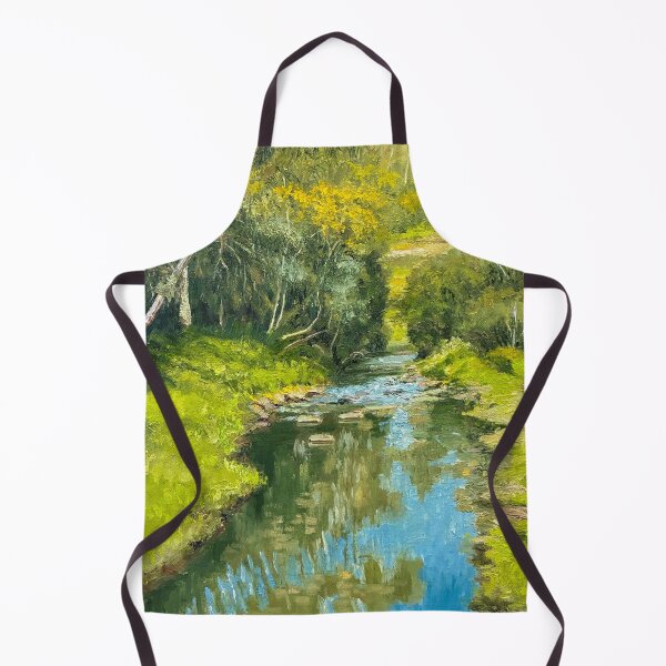 Item preview, Wattle Blossom on Darebin Creek designed and sold by Dai Wynn Fine Art.