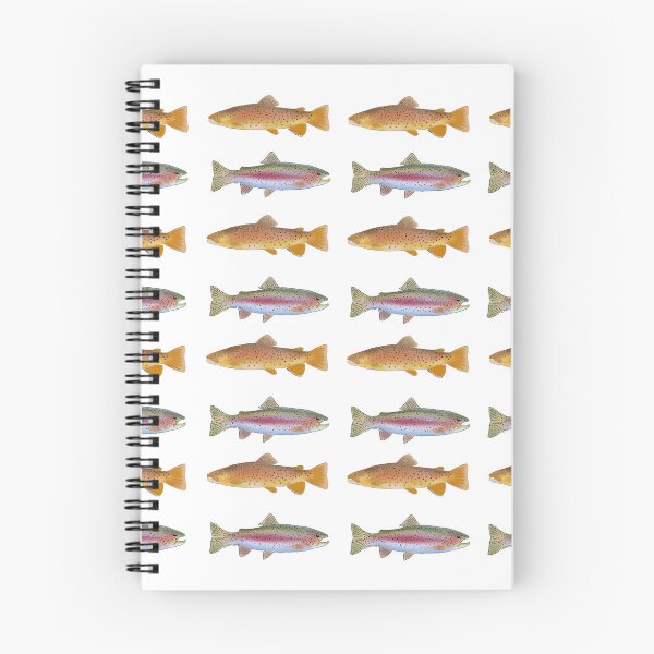 Item preview, Brown trout and Rainbow trout Pattern designed and sold by RebbyJDesign.