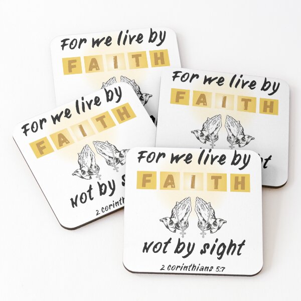 Item preview, for we live by faith not by sight 2 corinthians 5:7   designed and sold by MrDomStore.