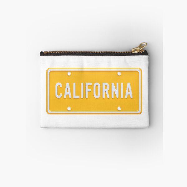 Item preview, Yellow California License Plate – Bold White Lettering – Retro Car Tag Design designed and sold by BobaBunny76.