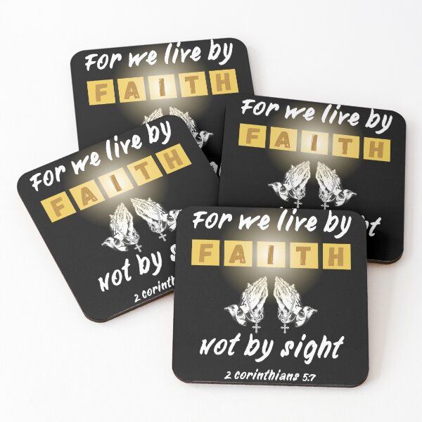 Item preview, for we live by faith not by sight 2 corinthians 5:7  designed and sold by MrDomStore.