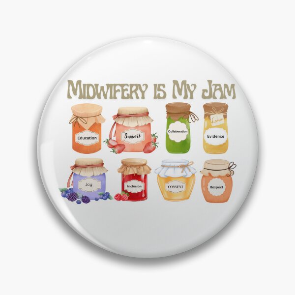 Item preview, Midwifery is my jam designed and sold by NewLeafCrafters.