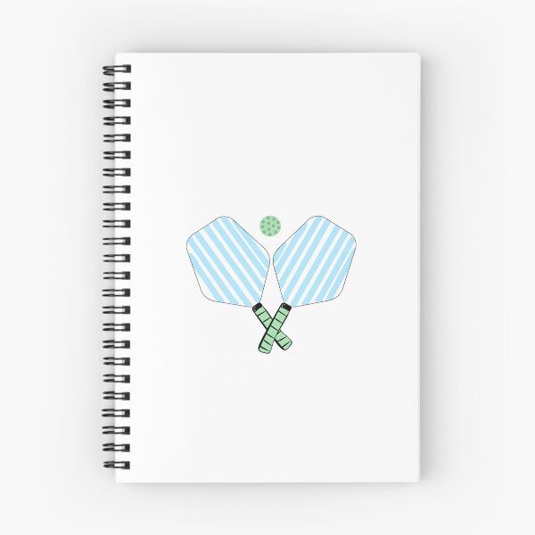 Item preview, Retro Pickleball Paddle & Ball Sticker – Sporty Pastel Design designed and sold by DrawnByE.
