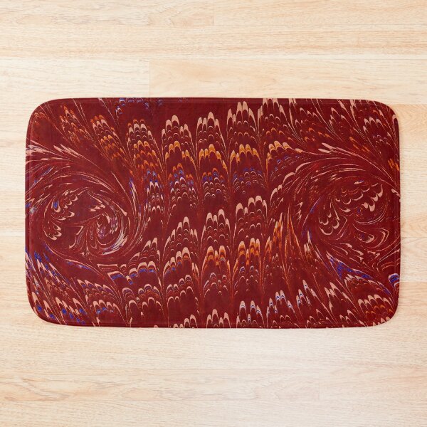 Item preview, Vintage Marbled Decorative Paper: Traditional Bookbinding Endpaper Design designed and sold by PinUpPizzazz.